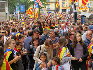Manifestaci&oacute; per la sent&egrave;ncia del Proc&eacute;s el dia de vaga general
