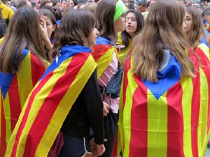 Manifestaci&oacute; per la sent&egrave;ncia del Proc&eacute;s el dia de vaga general