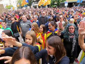 Manifestaci&oacute; per la sent&egrave;ncia del Proc&eacute;s el dia de vaga general