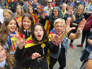 Manifestaci&oacute; per la sent&egrave;ncia del Proc&eacute;s el dia de vaga general