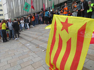 Manifestaci&oacute; per la sent&egrave;ncia del Proc&eacute;s el dia de vaga general