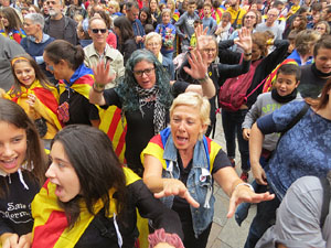Manifestaci&oacute; per la sent&egrave;ncia del Proc&eacute;s el dia de vaga general