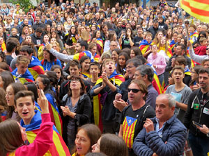 Manifestaci&oacute; per la sent&egrave;ncia del Proc&eacute;s el dia de vaga general