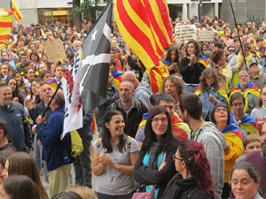 Manifestaci&oacute; per la sent&egrave;ncia del Proc&eacute;s el dia de vaga general
