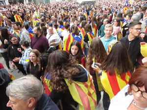 Manifestaci&oacute; per la sent&egrave;ncia del Proc&eacute;s el dia de vaga general