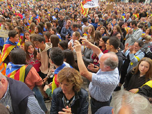 Manifestaci&oacute; per la sent&egrave;ncia del Proc&eacute;s el dia de vaga general