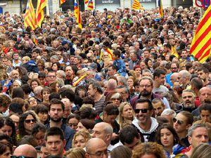 Manifestaci&oacute; per la sent&egrave;ncia del Proc&eacute;s el dia de vaga general