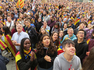 Manifestaci&oacute; per la sent&egrave;ncia del Proc&eacute;s el dia de vaga general