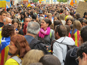 Manifestaci&oacute; per la sent&egrave;ncia del Proc&eacute;s el dia de vaga general