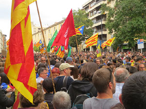 Manifestaci&oacute; per la sent&egrave;ncia del Proc&eacute;s el dia de vaga general