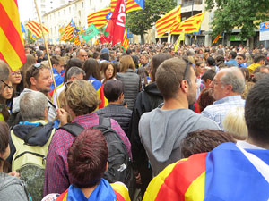 Manifestaci&oacute; per la sent&egrave;ncia del Proc&eacute;s el dia de vaga general