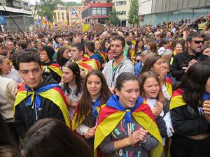 Manifestaci&oacute; per la sent&egrave;ncia del Proc&eacute;s el dia de vaga general