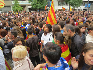 Manifestaci&oacute; per la sent&egrave;ncia del Proc&eacute;s el dia de vaga general