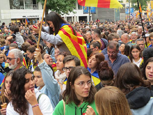 Manifestaci&oacute; per la sent&egrave;ncia del Proc&eacute;s el dia de vaga general