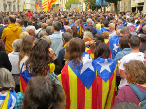 Manifestaci&oacute; per la sent&egrave;ncia del Proc&eacute;s el dia de vaga general