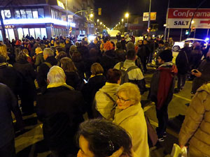 Manifestaci&oacute; i acci&oacute; del Tsunami democr&agrave;tic