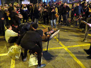 Manifestaci&oacute; i acci&oacute; del Tsunami democr&agrave;tic