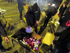 Manifestaci&oacute; i acci&oacute; del Tsunami democr&agrave;tic