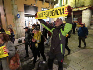 Manifestaci&oacute; de protesta contra les resolucions de la Junta Electoral Central que inhabilita el President Quim Torra