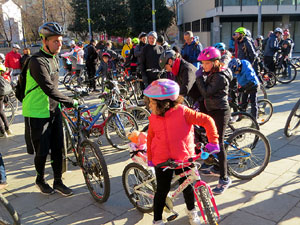 Nadal 2019 a Girona. 23a. Pedalada de Reis, organitzada per Mou-te en bici
