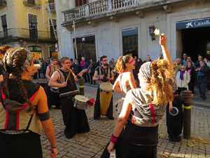 Nadal 2019. La percussi&oacute; de Bloc Quilombo per la Marat&oacute; de TV3