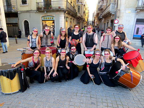 Nadal 2019. La percussi&oacute; de Bloc Quilombo per la Marat&oacute; de TV3