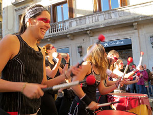 Nadal 2019. La percussi&oacute; de Bloc Quilombo per la Marat&oacute; de TV3
