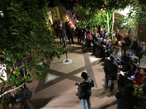 Nadal 2019 a Girona. Encesa de les llums de Hanukk&agrave; al pati dels Rabins