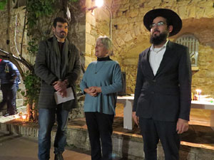 Nadal 2019 a Girona. Encesa de les llums de Hanukk&agrave; al pati dels Rabins