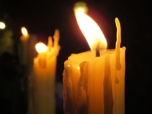 Nadal 2019 a Girona. Encesa de les llums de Hanukk&agrave; al pati dels Rabins