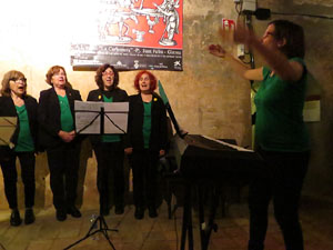 Nadal 2019 a Girona. Girona Christmas Swing amb The Lolita's Sisters a la Rambla de la Llibertat