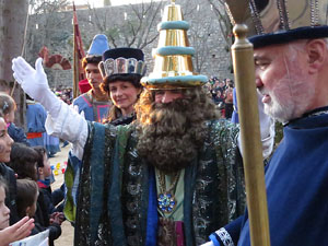 La Cavalcada de Reis 2020. El campament reial als Jardins de la Muralla