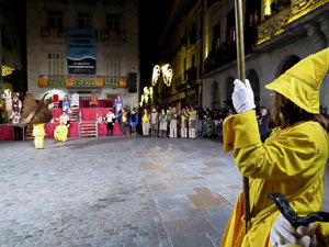 La Cavalcada de Reis 2020. Arribada del seguici a la pla&ccedil;a del Vi