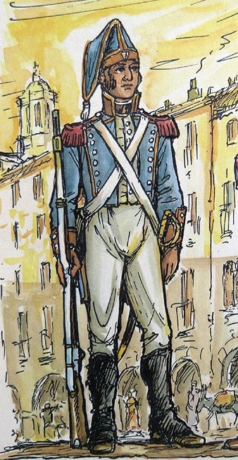 Sergent del regiment Ult&ograve;nia. 1808