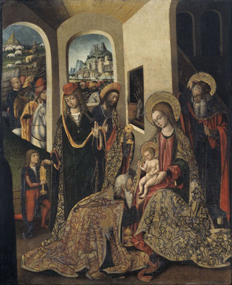 L'Adoraci&oacute; dels Reis. Proced&egrave;ncia desconeguda. Ca 1500