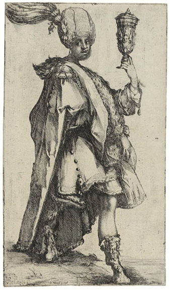 Baltasar (identificat com Gaspar, rei de Tars) 1611�13. Jacques Bellange