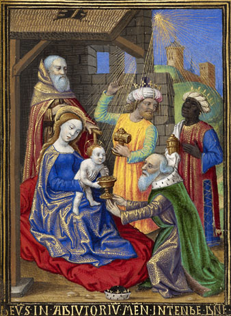 L'Adoraci&oacute; dels Reis. 1480-1490. Georges Trubert