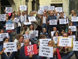 Seguda contra la sent&egrave;ncia i per l'autodeterminaci&oacute; a la pla&ccedil;a del Vi