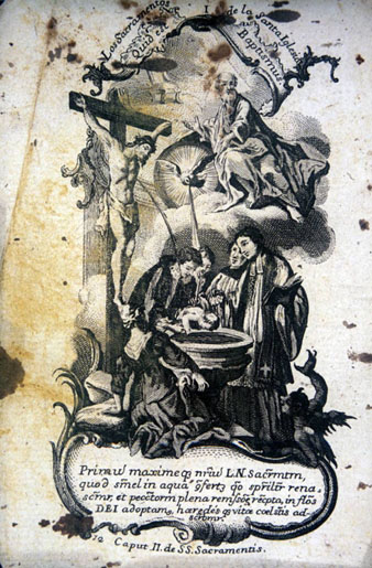 Quid est baptismus. Segle XVIII