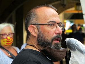 Concentraci&oacute; a la pla&ccedil;a del Vi per la independ&egrave;ncia i la llibertat dels presos pol&iacute;tics