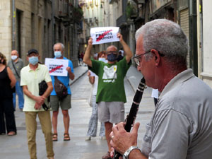 Concentraci&oacute; a la pla&ccedil;a del Vi per la independ&egrave;ncia i la llibertat dels presos pol&iacute;tics