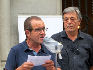 Concentraci&oacute; a la pla&ccedil;a del Vi per la independ&egrave;ncia i la llibertat dels presos pol&iacute;tics