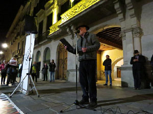Concentraci&oacute; a la pla&ccedil;a del Vi per la independ&egrave;ncia i la llibertat dels presos pol&iacute;tics