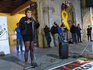 Concentraci&oacute; a la pla&ccedil;a del Vi per la independ&egrave;ncia i la llibertat dels presos pol&iacute;tics