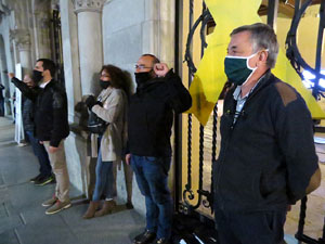 Concentraci&oacute; a la pla&ccedil;a del Vi per la independ&egrave;ncia i la llibertat dels presos pol&iacute;tics