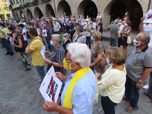 Concentraci&oacute; a la pla&ccedil;a del Vi per la independ&egrave;ncia i la llibertat dels presos pol&iacute;tics