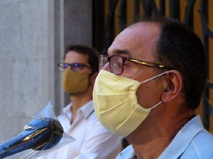 Concentraci&oacute; a la pla&ccedil;a del Vi per la independ&egrave;ncia i la llibertat dels presos pol&iacute;tics
