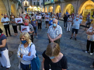 Concentraci&oacute; a la pla&ccedil;a del Vi per la independ&egrave;ncia i la llibertat dels presos pol&iacute;tics