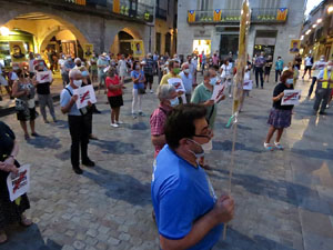 Concentraci&oacute; a la pla&ccedil;a del Vi per la independ&egrave;ncia i la llibertat dels presos pol&iacute;tics