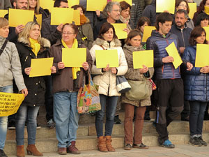 Concentraci&oacute; davant la seu de la Generalitat per la independ&egrave;ncia i la llibertat dels presos pol&iacute;tics